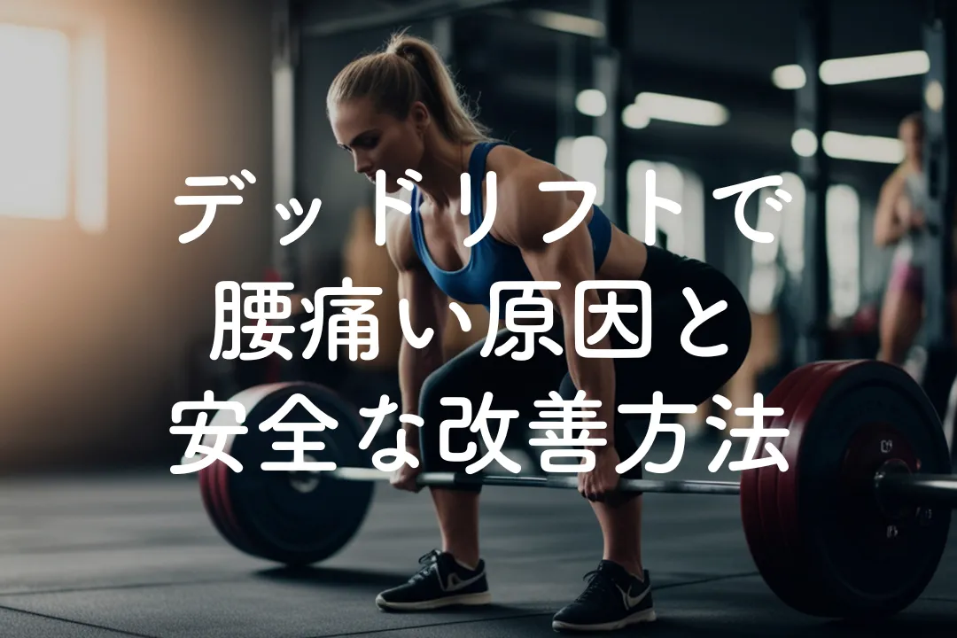 デッドリフトで腰痛い原因と安全な改善方法